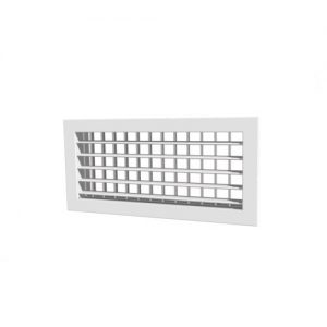 Grille Blanc Double Déflexion